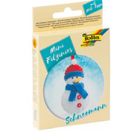 Набір із фетру для пошиття міні заготовки Folia Mini felt sewing sets, Сніговик