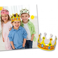 Комплект дитячих корон для декору Folia Children's Crowns, 6 шт.