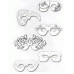 Набір дитячих масок Folia Children Masks Maskarad, 6шт.