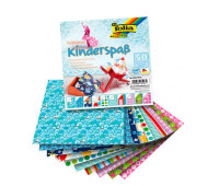 Набір паперу для орігамі Folia Kids, 15х15 см, 80 гр., 50 аркушів