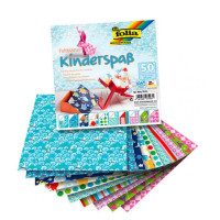 Набор бумаги для оригами Folia Kids, 15х15 см, 80 гр., 50 листов