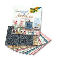 Набор бумаги для оригами Folia Nostalgia, 15х15 см, 80 гр., 50 листов