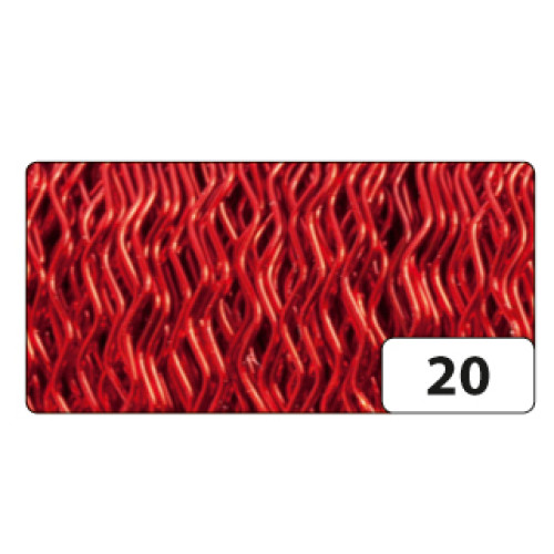 Декоративная проволка Folia 0,3 мм х 60 м, Bouillion Thread, №20 Red Красный