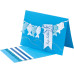 Заготовка для открыток с конвертом Folia прямоугольная, 10,5x15 см, №33 Pacific blue Голубой