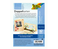 Заготовка для листівок з конвертом Folia прямокутна, 10,5x15 см, №11 Straw yellow Солом'яний