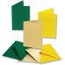Заготовка для листівок з конвертом Folia прямокутна, 10,5x15 см, №11 Straw yellow Солом'яний