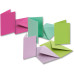 Заготовка для открыток с конвертом Folia прямоугольная, 10,5x15 см, №23 Pink Розовый