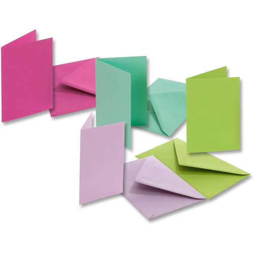 Заготовка для открыток с конвертом Folia прямоугольная, 10,5x15 см, №25 Mint Мятный