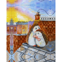 Алмазная мозаика Обнимашки, 30х40 см на подрамнике SANTI