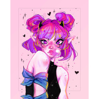 Алмазна мозаїка SANTI Анімель 30х40см на підрамнику ©nila_art_art