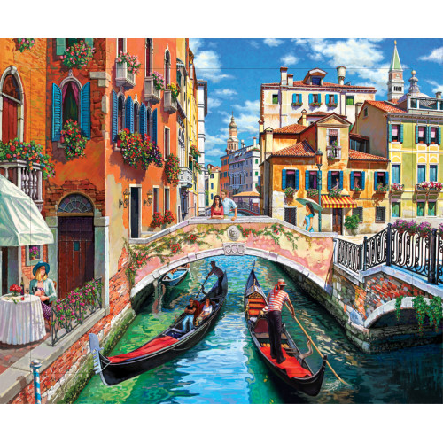 Алмазная мозаика Венецианское лето, 40х50 см на подрамнике SANTI