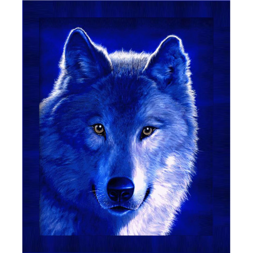 Алмазная мозаика Полярный волк, 40х50 см на подрамнике SANTI