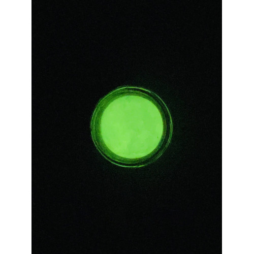 Зеленый базовый люминофор ТАТ 33 с салатовым свечением, 25 г