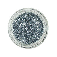 Гліттер для епоксидної смоли, срібний, 30 мл