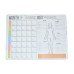 Блокнот-Мотиватор Fitness 140х210 см YES Wild Heart, 96 л