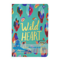 Блокнот-Мотиватор Fitness 140х210 см YES Wild Heart, 96 л