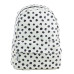 Рюкзак YES Weekend ST-28 Black dots Белый в черый горошек