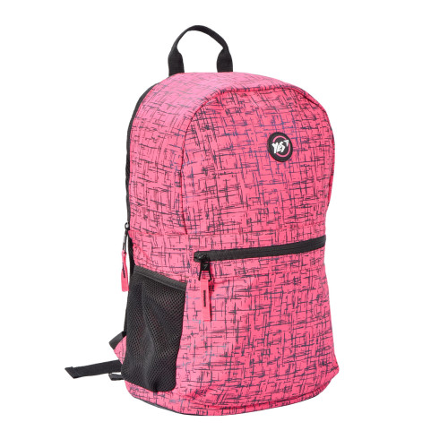 Рюкзак молодежный YES R-09 Сompact Reflective розовый, 44x29x16 см