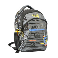 Рюкзак молодежный YES T-45 Graffiti Revolution, 42x30x16 см