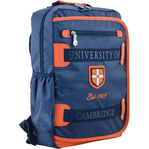 Рюкзак подростковый YES CA 076, синий, 29x43x12 см