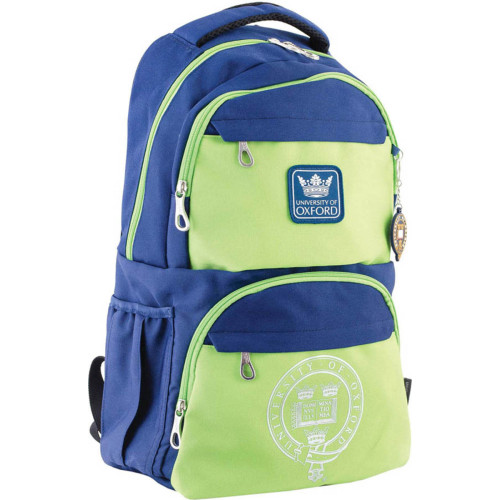Рюкзак подростковый YES OX 233, сине-зеленый, 31x46x17 см