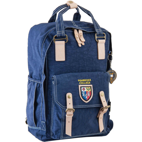 Рюкзак подростковый YES OX 195, синий, 27,5x42x12 см