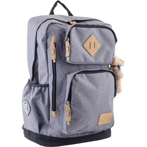 Рюкзак подростковый YES OX 190, серый, 32x45,5x16,5 см