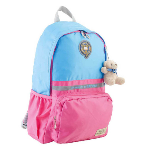 Рюкзак подростковый YES OX 311, голубой-розовый, 29x45x13 см