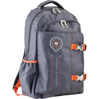 Рюкзак подростковый YES OX 302, серый, 30x47x14,5 см