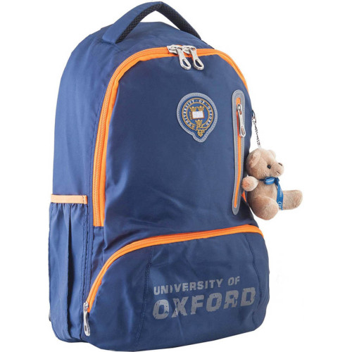Рюкзак подростковый YES OX 280, синий, 29x45,5x18 см