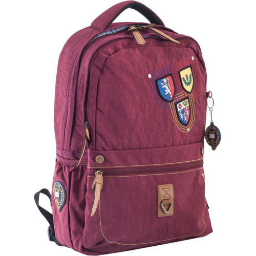 Рюкзак подростковый YES OX 194, бордовый, 28,5x44,5x13,5 см