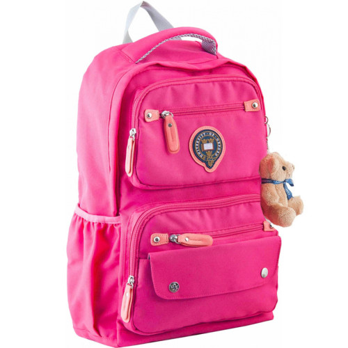 Рюкзак подростковый YES OX 323, розовый, 29x46x13 см