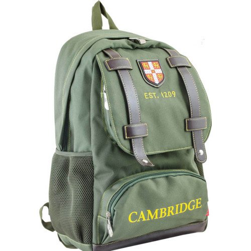 Рюкзак подростковый YES CA 080, зеленый, 31x47x17 см