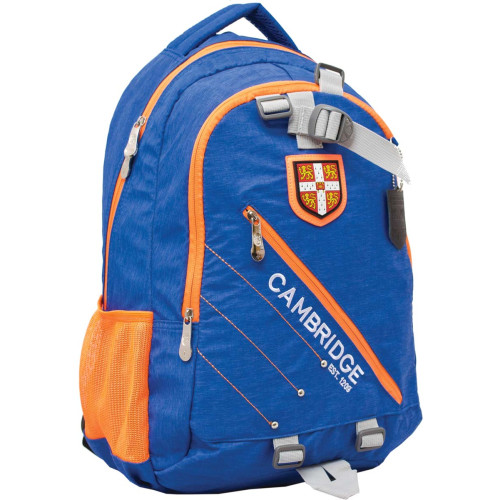 Рюкзак подростковый YES CA058 Cambridge, голубой, 29x13,5x46 см