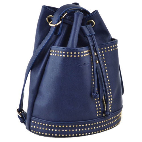 Сумка- рюкзак YES, темно-синий, 30x27x15.5