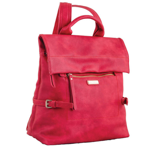 Сумка-рюкзак YES, красный , 29x33x15см