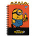 Блокнот YES А5 cпираль c разделителями Minions, 80 листов