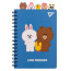 Блокнот YES А5 cпираль с разделителями Line Friends, 80 листов - товара нет в наличии