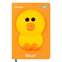 Блокнот YES А5, линия Line Friends Sally сквиш, 128 листов