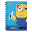 Блокнот YES А5 cпираль с резинкой Minions, 80 листов