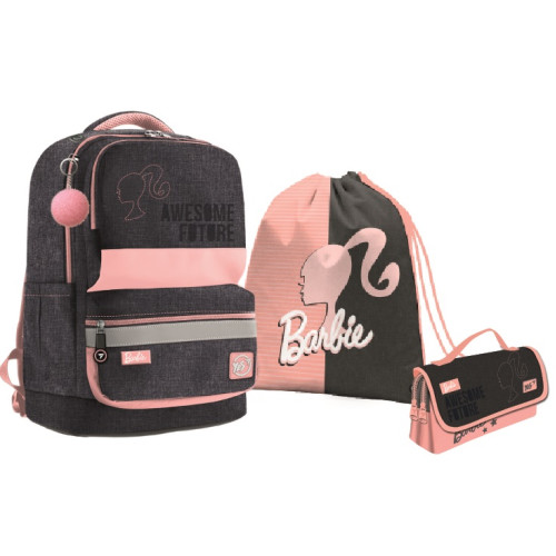Набор рюкзак, пенал и сумка Yes S-30 Juno XS Collection Barbie 3 шт