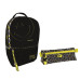 Набор рюкзак, пенал и сумка Yes T-124 Collection Smiley World Black Yellow 2 шт