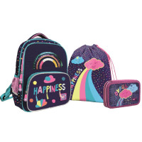 Набір рюкзак, пенал та сумка Yes S-72 Collection Happiness 3 шт