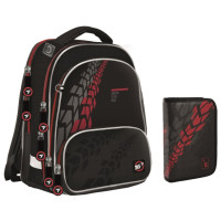 Шкільний набір Yes  S-30 Juno Ultra_Collection "Tire tread" 2 предм.