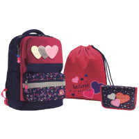 Шкільний набір Yes  S-30 Juno XS_Collection "Heart beat" 3 предм.