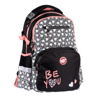 Рюкзак YES T-117 Be YOU Чорний з білим