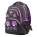 Рюкзак YES TS-42 Kittycon Черный с фиолетовым кот