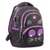 Рюкзак YES TS-42 Kittycon Черный с фиолетовым кот