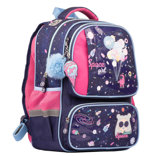 Рюкзак YES S-92 Space Girl Темно-синий с розовым