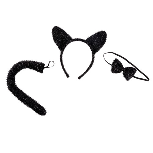Костюм карнавальный Yes Fun Черный котенок, обруч+хвост+бабочка